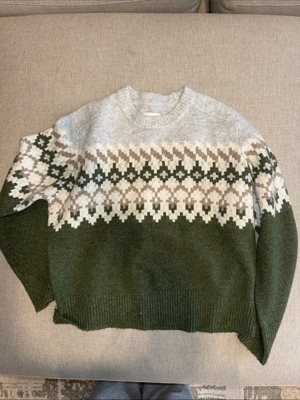 Abercrombie & Fitch Fair Isle Sweater Size S